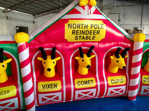 Modèle gonflable de rennes du Pôle <span class=keywords><strong>Nord</strong></span>, le plus populaire pour les jeux de carnaval - Product Image 6