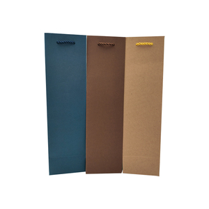 Lekvrije Kraft Kerstcadeauzakjes Papieren Wijnzakken Met Trekkoord En Handvatten Voor Reizen En Feest Voor Kaars-En Ambachtelijk Gebruik - Product Image 1