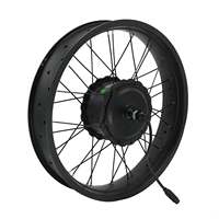 Kit de Motor para Bicicleta Eléctrica con Llanta Gruesa de 20, 24, 26 Pulgadas, 500w, 1000w, 1500w, Eje de 170/190, Motor de Buje para Bicicleta Eléctrica con Llanta Gruesa 20x4