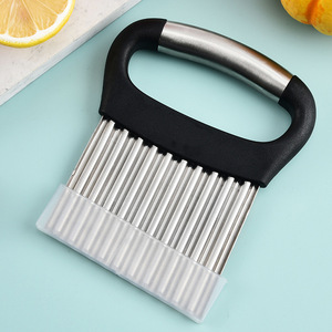 Éplucheur multifonctionnel pour pommes de terre et légumes, coupe les frites, les tranches ondulées et les pommes de terre en éventail. - Product Image 2