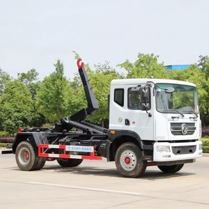 Camiones de transporte de basura Dongfeng de 10 metros cúbicos con contenedor hidráulico desmontable. - Product Image 1