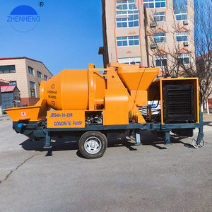 Piccolo Mini portatile Diesel idraulico Mobile <span class=keywords><strong>betoniera</strong></span> con <span class=keywords><strong>motore</strong></span> Weichai e pompa cuscinetto ad alta efficienza - Product Image 5