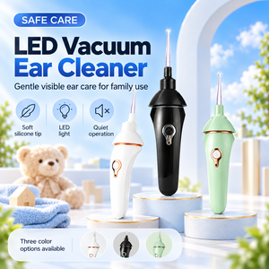 Limpiador de Oídos LED con Succión, Herramienta de Silicona Suave para Eliminar Cera de Oídos, Funcionamiento Silencioso, Portátil para el Hogar y Viajes - Product Image 1