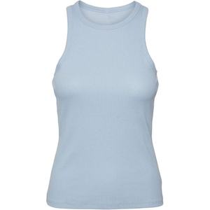 Débardeur de yoga pour femme avec logo personnalisé, sans couture, avec coussinets de poitrine, respirant, tricoté, vêtements de sport de gym, col halter, décontracté - Product Image 4