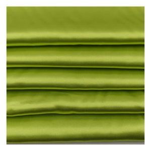 Tissu satiné tissé en polyester 100% biologique écologique 50D*75D 83 GSM, résistant aux taches, séchage rapide, <span class=keywords><strong>l</strong></span>éger, uni, robes <span class=keywords><strong>pour</strong></span> filles - Product Image 4