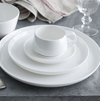 Service de vaisselle en céramique chaud avec ensemble de table en céramique bon marché ensemble de table en céramique blanche porcelaine
