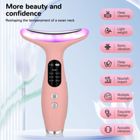 Masseur électrique pour le cou à 7 modes chaud/froid personnalisé, appareil de lifting du visage à micro-courant, masseur électrique pour le cou pour usage domestique