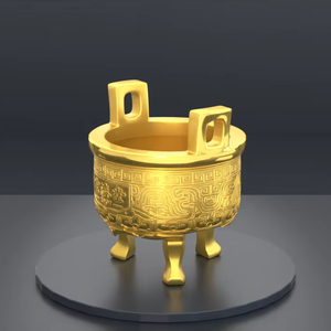 Premios de trípode de artesanía de metal personalizados para técnica de fundición de regalo de aniversario de grupo farmacéutico - Product Image 3