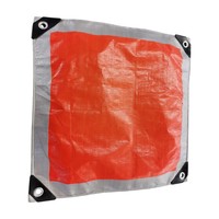 Haute qualité HDPE bâche couverture usine origine PE bâche tissu rouleau Orange feuille Durable Uae bâche produits