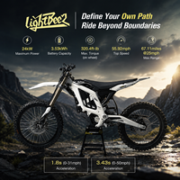 Hochgeschwindigkeits-Elektro-Dirtbike Sur Ron Light Bee 2 24KW Mittelmotor Vorbestellung Light Bee 2 Verbesserte Version