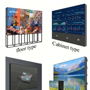 จอวิดีโอวอลล์ LED แบบไร้รอยต่อสำหรับใช้งานภายในอาคาร ขนาด 46 49 55 นิ้ว ความละเอียด 1.8 มม.-3.5 มม. สามารถประกอบแบบ 2x2 ได้ฟรี เหมาะสำหรับห้างสรรพสินค้า - Product Image 6