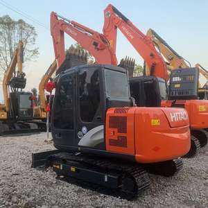 Excavadora de orugas hidráulica de 6 toneladas usada de segunda mano HITACHIZX60 original de Japón con motor confiable - Product Image 2