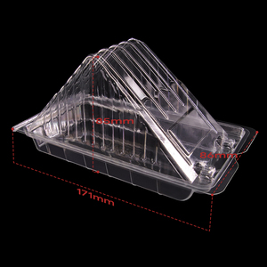 Cajas plegables tipo blister para pasteles y sándwiches al por mayor, envases para alimentos - Product Image 2