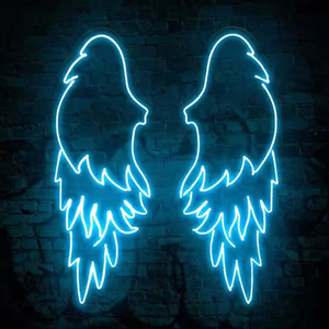 Letrero Luminoso LED con Alimentación USB con Diseño de Alas de Neón, Lámpara Decorativa Brillante de Boxeo para Gimnasios, Salas de Juego y Eventos Nocturnos de Lucha - Product Image 2