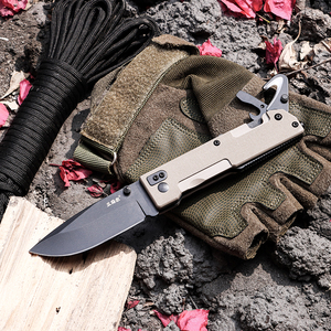 มีดพับอเนกประสงค์ <span class=keywords><strong>Sanrenmu</strong></span> 9052MUI-GV-T4 EDC รุ่นขายดี พร้อมที่เปิดขวด ที่ทุบกระจก สำหรับพกพาและกิจกรรมกลางแจ้ง - Product Image 6