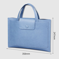 Sac à documents Secolorart A4 en PU, grande capacité, mallette d'affaires portable, sac à documents zippé, sac pour dossiers de bureau A4