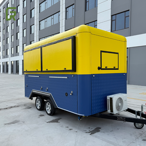 Conlin Concession Fast Float Chariot de camion mobile Commercial Bicycle Street Remorque mobile pour pizza avec certification CE - Product Image 3