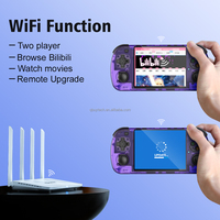 Consola de Juegos Portátil Qbuy R45H con WiFi, 3500mAh, Compatible con Simuladores de PSP y PS1, Sistema Arkos2.0, Rockchip RK3326