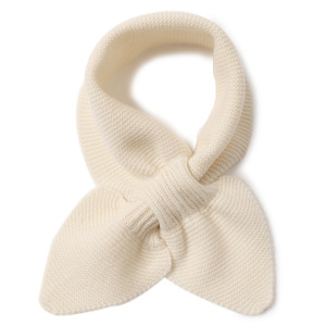 Écharpe en cachemire tricotée de couleur unie, chaude pour l'hiver, assortie pour bébé et adulte, même style, cache-cou pour enfants - Product Image 2