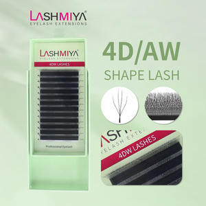 Kit Ciglia Fai-da-te in Capelli Sintetici All'ingrosso, Volume Russo, Finto Visone, Naturali, Lunghe, Applicazione Facile, Cruelty-Free, Vegane, 4D W - Product Image 1
