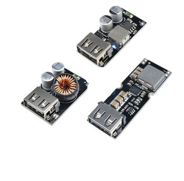 DC-DC Boost Module 3.2V3.7V4.2V to 5V9V12V Single Lithium Battery Step up Voltage USB QC2.0 QC3.0 FCP Fast Charging Converter