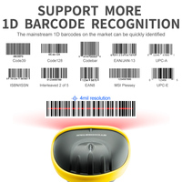 GTCODESTAR-Escáner de código de barras láser 1D, lector de código de barras USB para escaneo de inventario