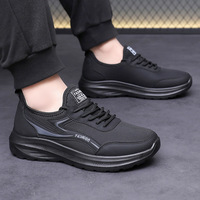 Chaussures de travail imperméables pour hommes, chaussures décontractées ultra légères à semelle souple antidérapante résistantes à l'usure