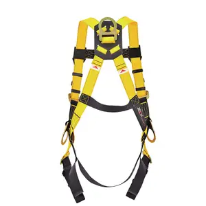Factory Direct Top Quality Adjustable Full Body Safety Harness with 3 D-ring for Fall Arrest Protection