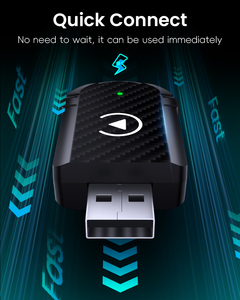 Trong kho không dây Carplay xe Adapter Dongle cắm chơi 2 trong 1 USB không dây Carplay & Android Auto Adapter - Product Image 4