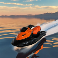 Vente en gros Hison Jet Ski Ultrasped Boat 4 Temps 1201-1400cc Motomarine Certification EPA Matériau fibre de verre aluminium