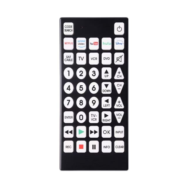 Big Key Button Universal DVD VCR TV Remote Control