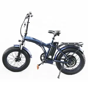 بالجملة الدهون الإطارات طوي دراجة كهربائية-RJ EBIKE عالية الجودة 20 بوصة 1000w دراجة كهربائية قابلة للطي الدهون الاطارات دراجة كهربائية قابلة للطي