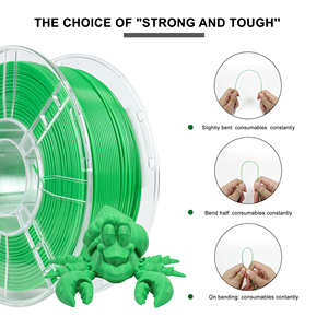 เส้นพลาสติก PETG สีเขียวสำหรับเครื่องพิมพ์ 3 มิติ ความแข็งแรงสูง น้ำหนัก 1 กก. ขนาด 1.75 มม. ใช้ได้กับเครื่องพิมพ์ 3 มิติแบบ FDM ทุกชนิด - Product Image 3