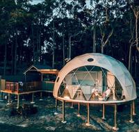 Tente dôme pour 6 à 8 personnes, glamping de luxe, extérieur, imperméable, maison dôme Mars