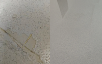 Carreau de céramique en marbre Peinture en résine domestique antidérapante et résistante à l'usure Sable de couleur époxy Peinture de sol en ciment auto-nivelante