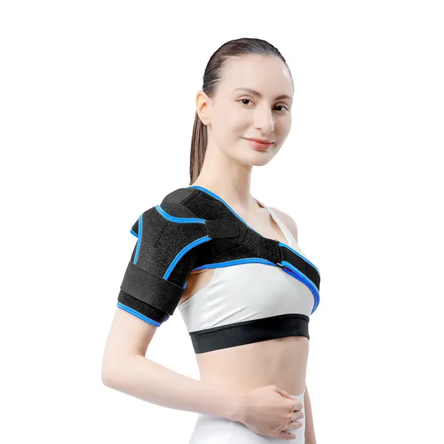 Rotating Cuff Cold Therapy Shoulder Brace, Shoulder Ice Pack, Shoulder Pain Relief Brace with Gel Ice Pack