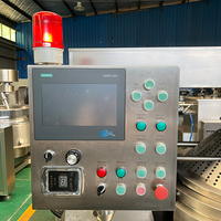 Ligne de production de pop-corn champignon à longueur personnalisable, chauffage électromagnétique, machine de traitement automatique du pop-corn à grande échelle