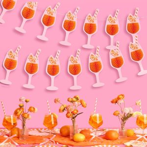 Bannière accordéon 'Spritz', 'Dernier Spritz en tant que future mariée', 'Un Spritz de plus en âge pour un anniversaire', 'Fête prénuptiale', 'Été italien', Orange, Rose - Product Image 1