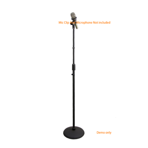 Support de micro rond CNBear K-202-1B, hauteur 86-153 cm, pliable et portable pour un rangement facile - Product Image 4