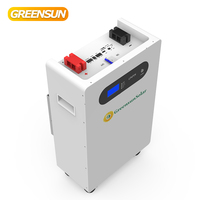 Batterie solaire Greensun Lifepo4 10kwh 51.2v 200ah 400ah 1000ah 10kwh 30kwh 50kwh avec Wifi pour stockage d'énergie solaire