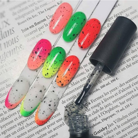 Vernis à ongles en gel Mixcoco sans TPO, effet coquille d'œuf de caille, à retirer par trempage, compatible UV/LED, texture mouchetée, pour salon de manucure