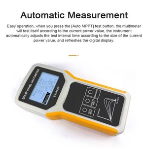 लैन्कोल ई 1600w डिजिटल मल्टीमीटर सौर पैनल मल्टी टेस्टर मीटर अधिकतम बिजली बिंदु इलेक्ट्रॉनिक मापने वाला उपकरण - Product Image 6