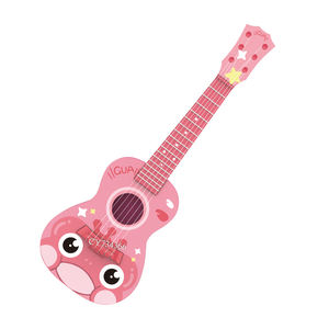 Guitarra <span class=keywords><strong>de</strong></span> simulación <span class=keywords><strong>de</strong></span> seis cuerdas, ukelele <span class=keywords><strong>de</strong></span> violín para niños principiantes, campanilla pequeña para niños - Product Image 3