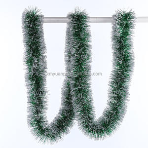 Frohe Weihnachten Moderne Umweltfreundliche Hängedekoration Lametta-Girlande Künstliches Grün Schnee Hochzeit Weihnachten Neujahr Dekoration - Product Image 5