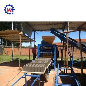 Kinh Doanh Nhỏ QT4-24 Sản Xuất Khối Bê Tông Mini Thực Vật - Product Image 2