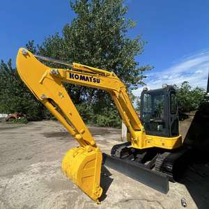 Venta caliente usado Komatsu PC55MR Mini excavadora 95% nuevo 5.5TON excavadora con bomba Original ¡El mejor precio! - Product Image 2
