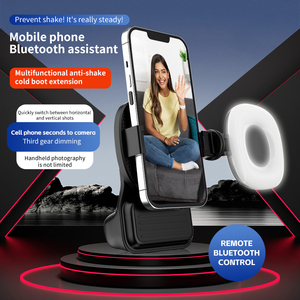 Poignée de caméra pour assistant téléphonique avec support de téléphone portable à distance sans fil avec extension de chaussure froide pour microphone de lumière de remplissage - Product Image 3