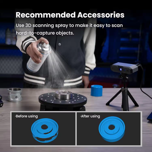 Revopoint Mini 2 Chất Lượng Cao 16 FPS Tốc Độ Quét Ánh Sáng Màu Xanh Độ Chính Xác Cao 0.02Mm Laser <span class=keywords><strong>3D</strong></span> Máy Quét - Product Image 3