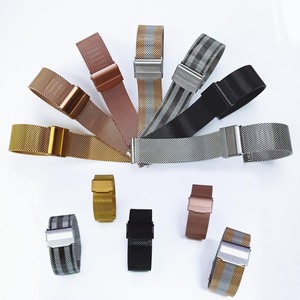 Bracelet <span class=keywords><strong>de</strong></span> montre milanais en acier inoxydable <span class=keywords><strong>de</strong></span> 22 mm compatible avec DW Samsung Huawei GT2, bracelet métallique à dégagement rapide - Product Image 5