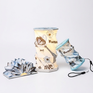Lampe en <span class=keywords><strong>papier</strong></span> pliable créative, LED <span class=keywords><strong>d</strong></span>'Halloween, personnalisable, <span class=keywords><strong>origami</strong></span> unique, accordéon, cadeau pour amis et famille, plusieurs séries - Product Image 2